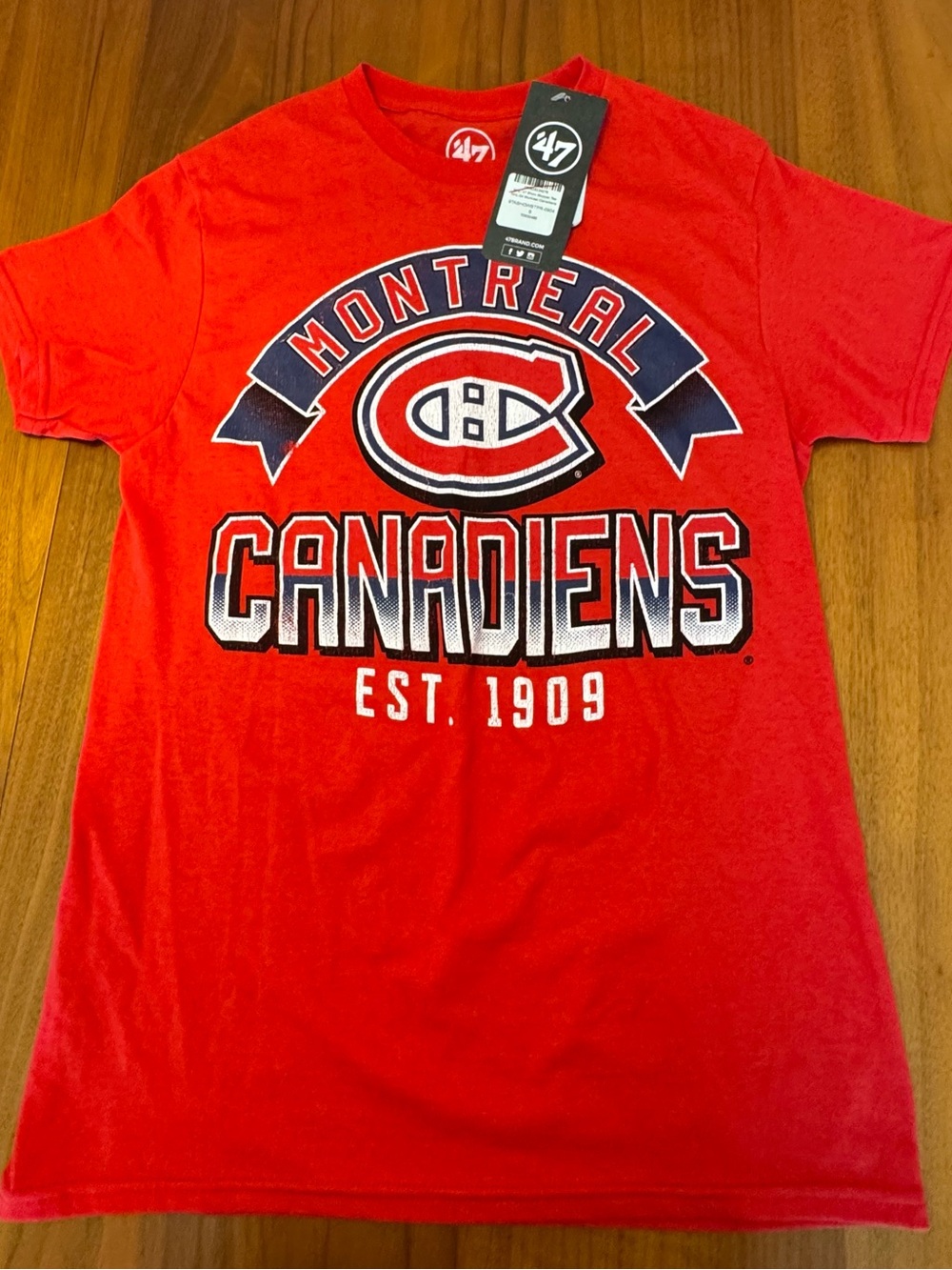 Montreal Canadiens Fan Gear Red T-shirt, NWT Size S